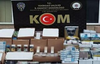 Tekirdağ’da tütüne dev operasyon