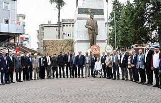 Terme’de Gaziler Günü töreni