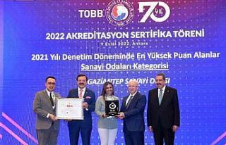 TOBB’dan GSO’ya Uluslararası Akreditasyon belgesi