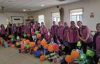 Topladıkları 52 ürünle çocukları mutlu ettiler