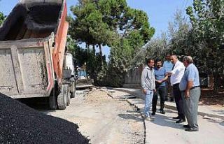 Toroslar’da alt yapı çalışmaları biten yollar...