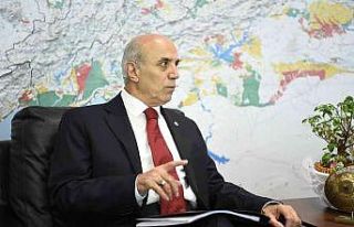 Tunceli Akpazar pompaj sulaması enerji tesisi inşaatında...