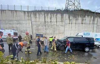 Tuzla’da refüjü aşan kamyonet karşı şeritten...