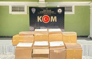 Uşak’ta 10 milyon kaçak makaron ele geçirildi