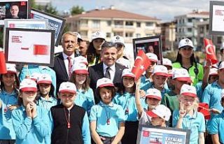 Vali Atay öğrencilerle denetim yaptı