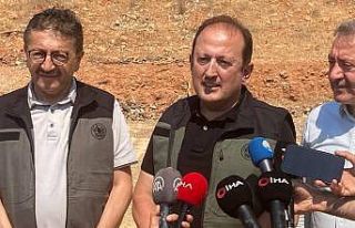 Vali Pehlivan: "Yangında zarar gören alanlar...