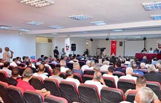 Vali Su, Bağlar ilçesinde muhtarlarla bir araya...