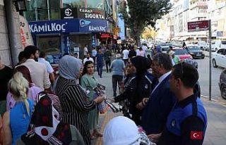 Van Büyükşehir zabıtası esnaf ve vatandaşlara...