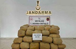 Van’da 364 kilo toz esrar ele geçirildi