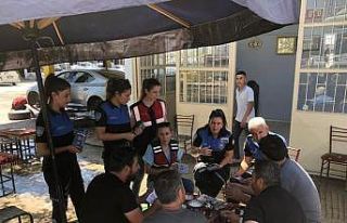 Van’da ‘Kadına El Kalkamaz’ bilgilendirmesi