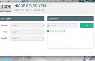 Vatandaş, Niğde Belediyesi’nin “e -imar uygulamasını”ndan...