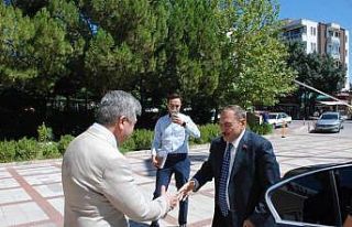 Veysel Eroğlu’ndan, Başkan Akçadurak’a ziyaret