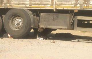 Yabancı uyruklu aileyi taşıyan motosiklet tırın...