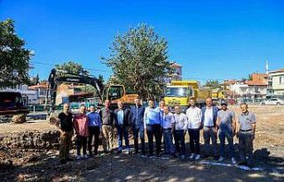 Yeni aşevi için ilk kazma vuruldu