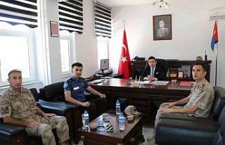 Yeni göreve başlayan Kaymakamı Özçelik’in ziyaretleri