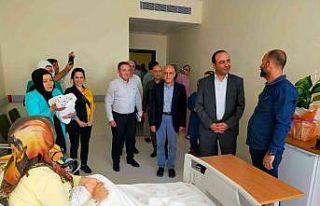 Yeni hastanede ilk doğum heyecanı