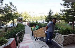 Yenimahalle’de sel mağdurlarına destek