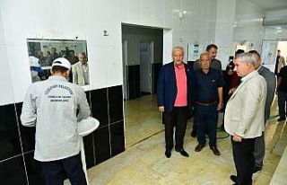Yeşilyurt’ta camilere temizlik
