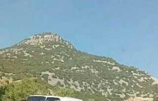 Yolcu otobüsü alev alev yandı