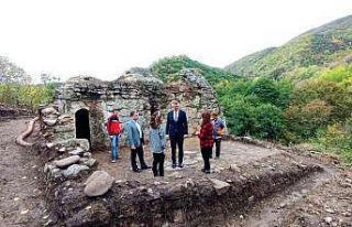 Yukarı Ulaşlı’daki Osmanlı hamamının restorasyon...