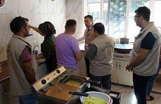 Yurt yemekhaneleri ve okul kantinleri denetlendi