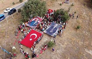 Zafer Yolu kafilesi Takmak’ta