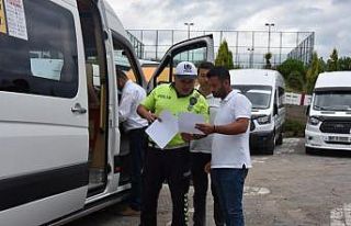 Zonguldak’ta servis araç sürücülerine uygulamalı...