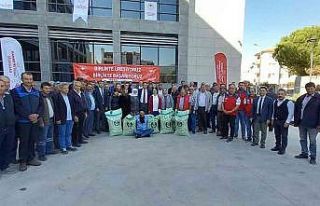 11 ton tohum üreticiler ile buluştu