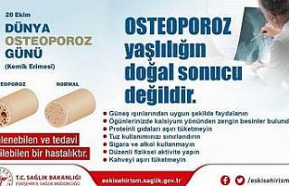 20 Ekim Dünya Osteoporoz Günü