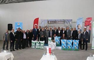 3 bin 187 çiftçiye 133 ton tohum desteği