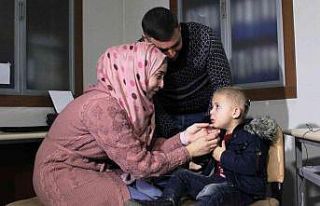 3 yaşında ilk kez duydu hemen annesine sarıldı