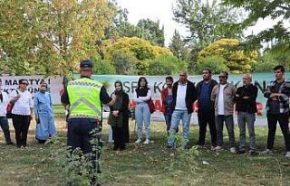 Aday sürücülere son ders Jandarmadan