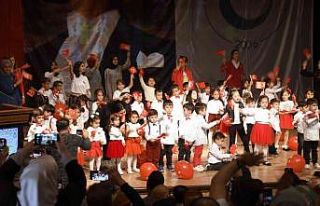 Adıyaman’da miniklerin Cumhuriyet coşkusu