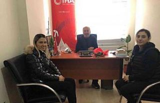 AK Partili kadınlardan İHA’ya anlamlı ziyaret