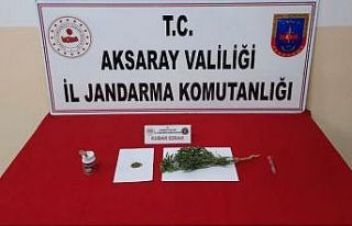 Aksaray jandarmadan uyuşturucu operasyonu