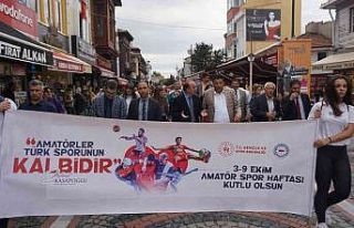 Amatör Spor Haftası kutlamaları renkli görüntülerle...
