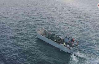 Anadolu gemisinin tank operasyonu testleri başarıyla...