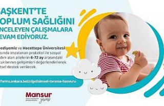 Ankara’da “Erken Dönem Çocuk Arama Testi”...