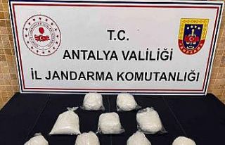 Antalya’da 5,5 kilo metamfetamin ele geçirildi
