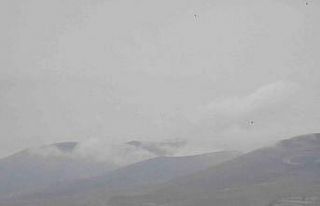 Ardahan’da sis güzel görüntüler oluşturdu