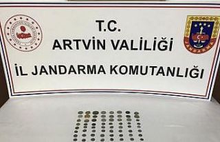 Artvin’de jandarmadan tarihi eser operasyonu