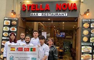 Aşçı adayları Avrupa stajını tamamladılar