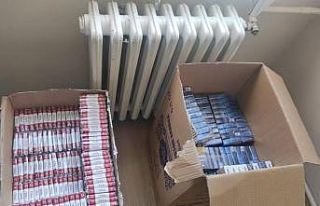 Aşkale’de kaçak sigara operasyonu