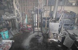 Atölyede çıkan yangında 1 kişi yaralandı