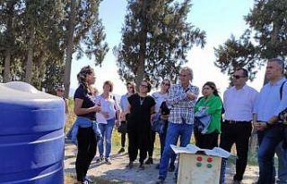 Aydınlı çiftçilere, tasarruflu su kullanımı...