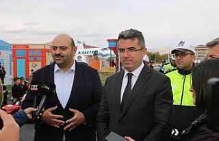 Aziziye’nin Trafik Eğitim Parkı’nda çocuklara...