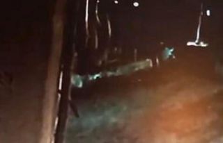 Balkonda asılı çamaşırları çaldılar