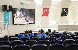 Başiskele zabıta ekiplerine olay yeri yönetimi...