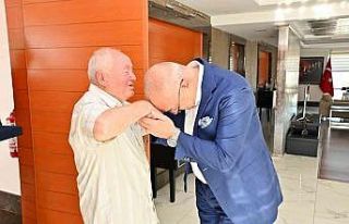 Başkan Ergün’den Sadullah Bakkal’a teşekkür