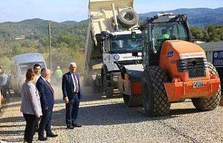Başkan Gürün, kırsal mahalle yol çalışmalarını...